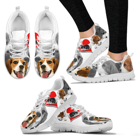 Amazing Beagle Print Running Shoes For Women