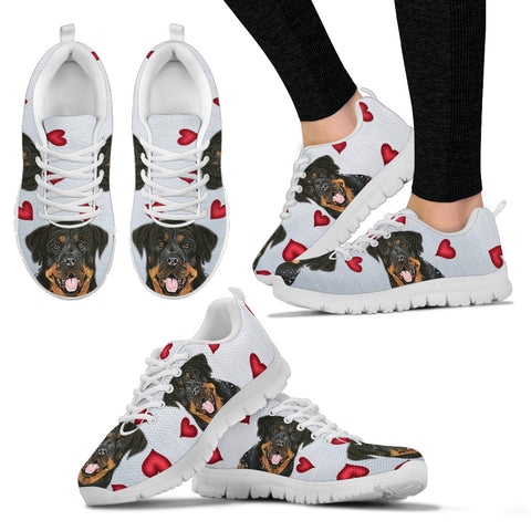 Valentine's Day SpecialRottweiler Print Running Shoes For Women