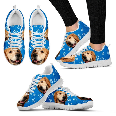 Customized Dog Print Running Shoes For WomenDesigned By Elaine Loke