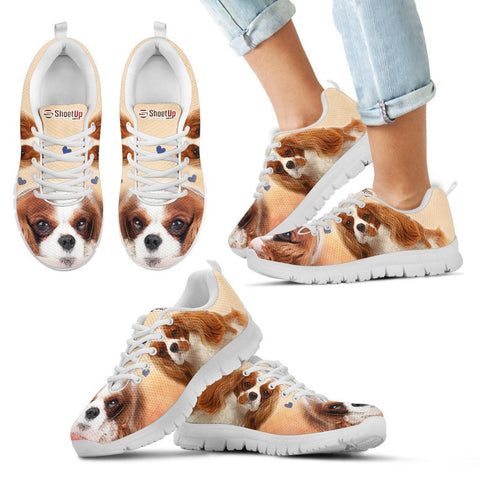 Lovely Cavalier King Charles Spaniel Print Running Shoes For Kids