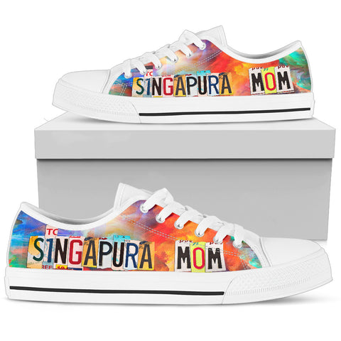Singapura Mom Low Top Canvas Shoes for Women
