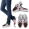 Valentine's Day SpecialLeonberger Dog Print Slip Ons For Women