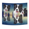 Border Collie Print Tapestry