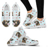Amazing Leonberger With Red White dots Print Running Shoes For WomenFor 24 Hours Only