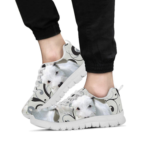 Cute Sealyham Terrier On Design Print Running Shoes