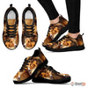 Customized Dog Print (Black/White) Running Shoes For Women