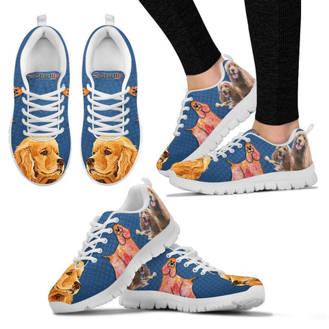 Lovely American Cocker Spaniel Print Running Shoes For Women