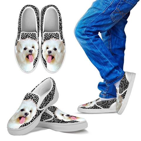 Maltese PrintSlip Ons For KidsExpress Shipping