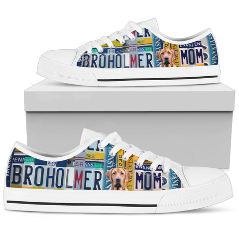 Broholmer Mom Print Low Top Canvas Shoes for Women