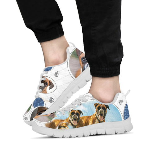 Boxer Dog Print Sneakers