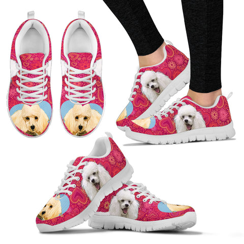 Valentine's Day SpecialCute Toy Poodle Dog Print Running Shoes For Women