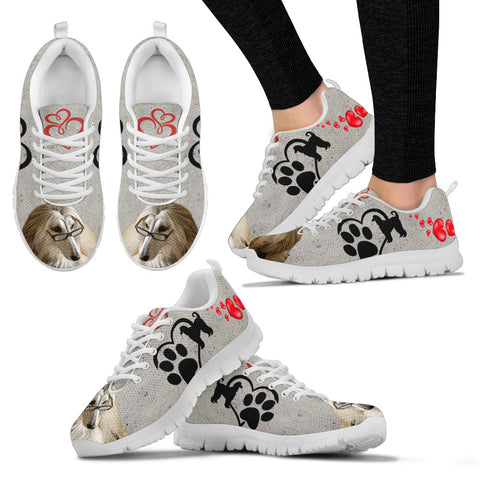 Valentine's Day SpecialAfghan Hound Print Running Shoes For Women