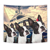 Amazing Boston Terrier Print Tapestry