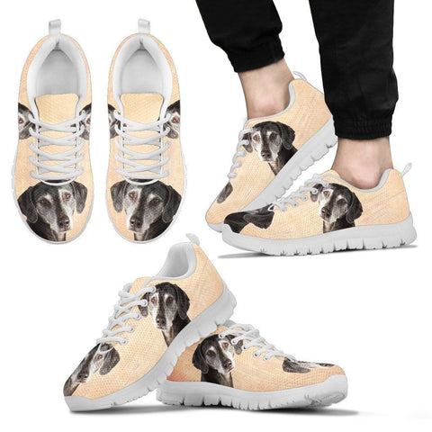 Sloughis Dog Print(Black/White) Running Shoes For MenExpress Shipping