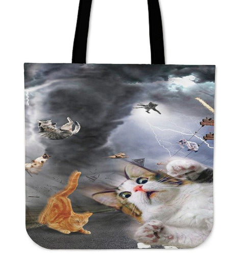 Screaming Cats 3D PrintedTote Bag