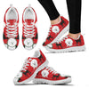 Bichon Frise Christmas Running Shoes For Women