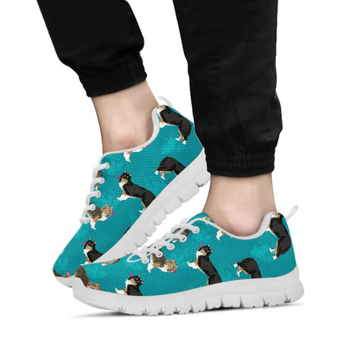 Shetland Sheepdog Print Sneakers