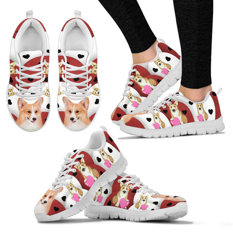 Valentine's Day SpecialPembroke Welsh Corgi Print Running Shoes For Women