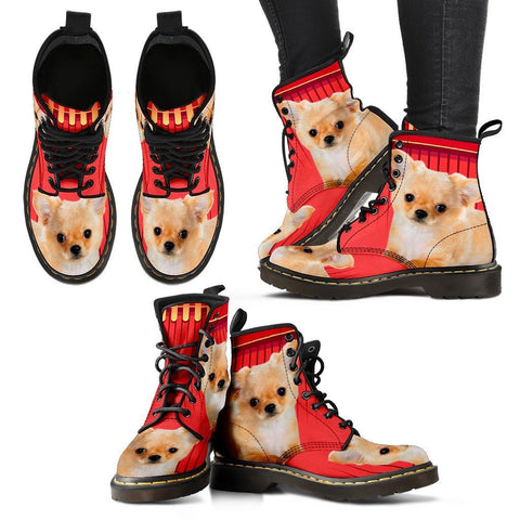 Chihuahua Print Boots For WomenExpress Shipping