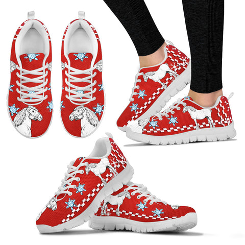 Clydesdale Horse Christmas Running Shoes For Women