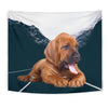 Bloodhound Dog Print Tapestry