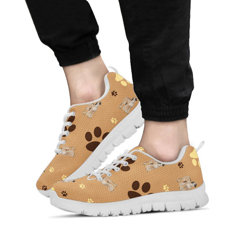 Afghan Hound Dog Print Sneakers
