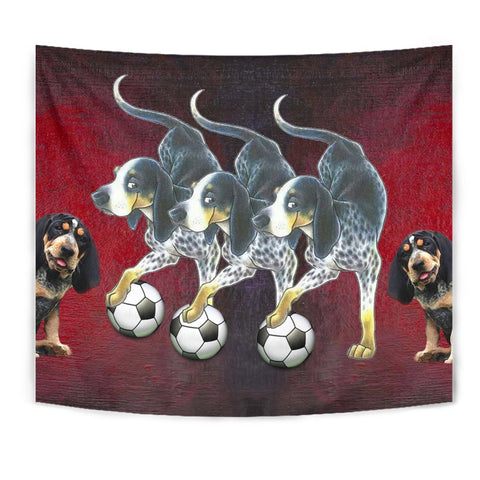 Amazing Bluetick Coonhound Dog Print Tapestry