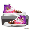 'Hero Cat' High Top Canvas Shoes