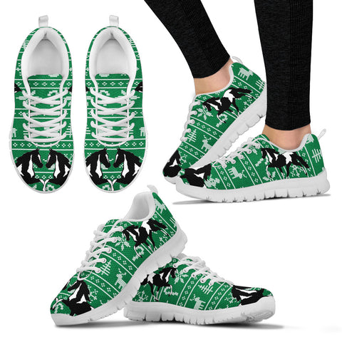 Spotted Saddle Horse Christmas Running Shoes For Women
