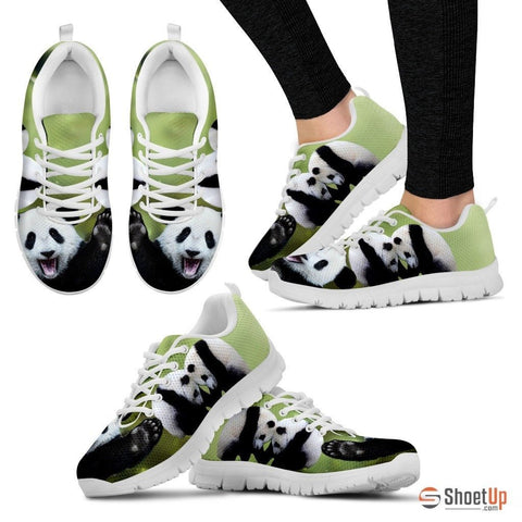 Lovely Panda Printed Running Shoes For Women