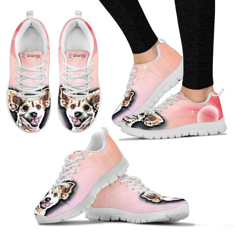 Customized Dog ShoesCartoon Running Shoes For WomenDesigned By Sandy HunterExpress Shipping