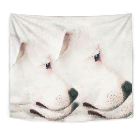 Dogo Argentino Dog Print Tapestry
