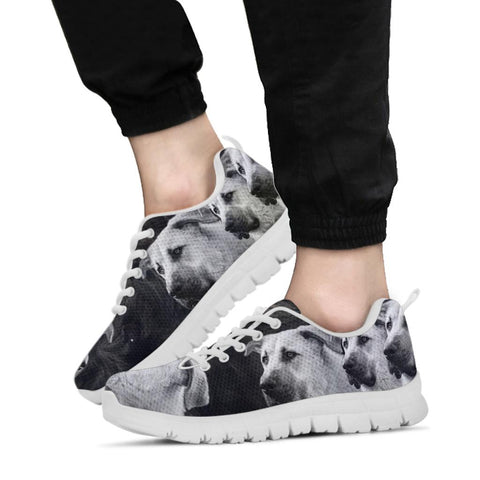 Anatolian Shepherd Dog On Black Print Running Shoes- Limited Edition