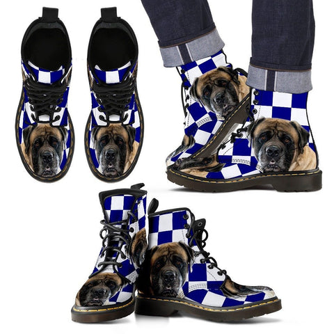 English Mastiff Print Boots For MenExpress Shipping