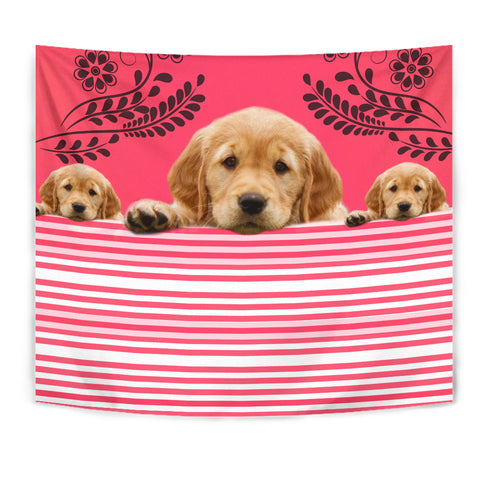 Golden Retriever Print Tapestry