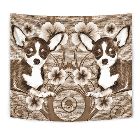 Chihuahua Dog Print Tapestry