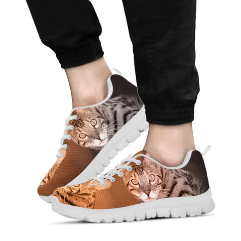 Lovely Toyger Cat Print Running Shoes- Limited Edition