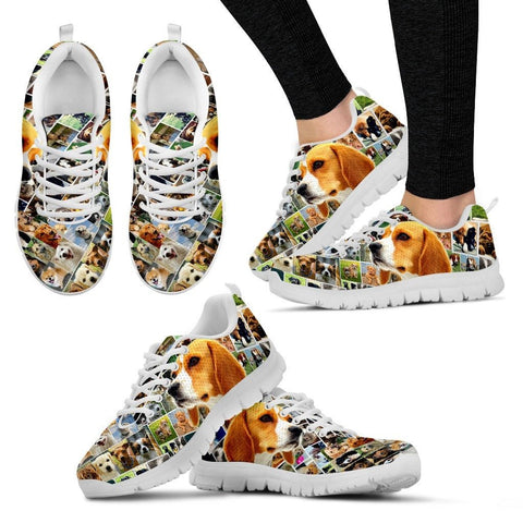 Lovely Beagle PrintRunning Shoes For WomenExpress Shipping