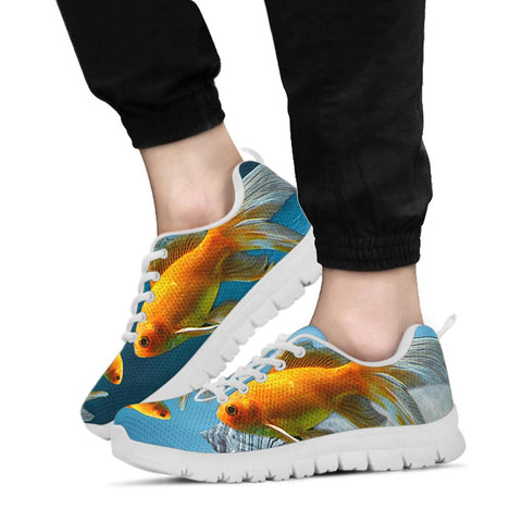 Comet Fish On Colorful Print Running Shoes