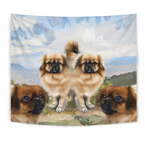 Amazing Tibetan Spaniel Print Tapestry