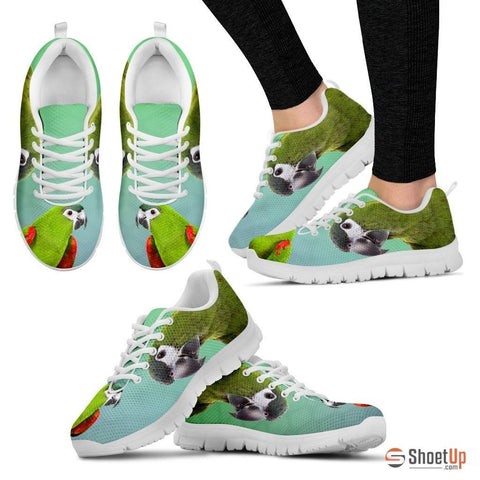 Red Shouldered Macaw Parrot Running Shoes For Women