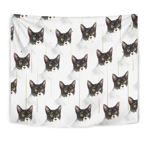 Amazing Cats Patterns Print Tapestry