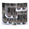 Norwegian Forest Cat Print Tapestry