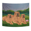 Shar Pei Dog Print Tapestry