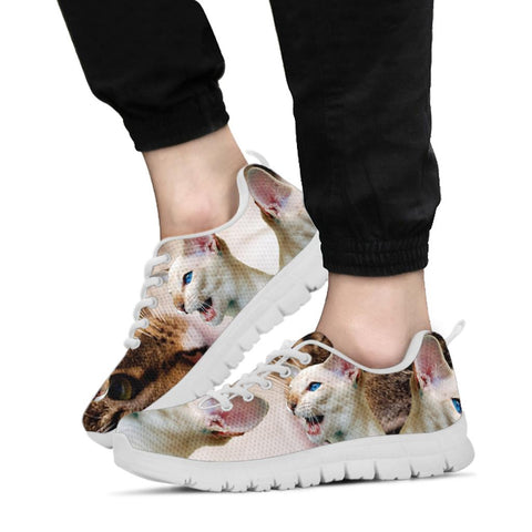 Peterbald Cat Print Running Shoes