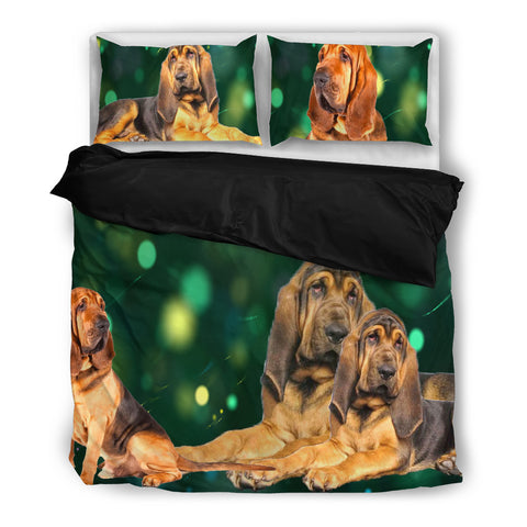 Amazing Bloodhound Dog Print Bedding Set