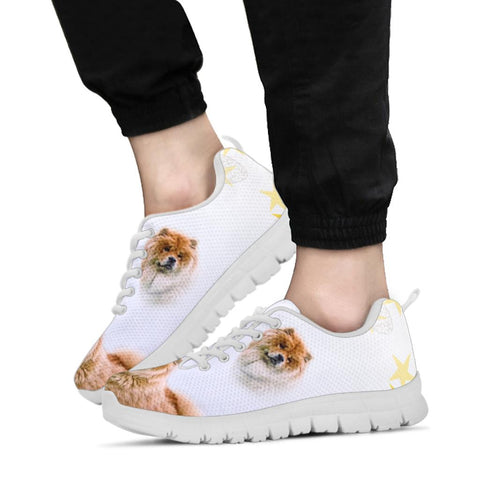 Cute Chow Chow Poodle Dog Print Sneakers