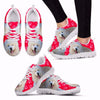 Customized Dog Print Running Shoes for WomenDesigned By Francoise Martin