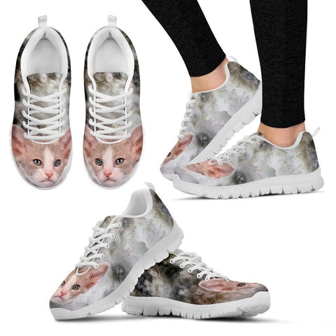 Beautiful LaPerm Cat Print Sneaker For Women