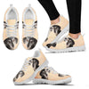 Sloughis Dog Print(Black/White) Running Shoes For WomenExpress Shipping